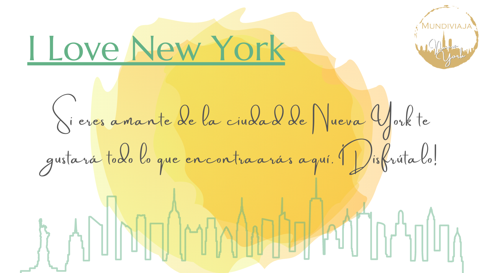  I Love New York productos exclusivos Nueva York. Mundiviaja Nueva York